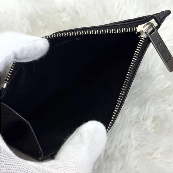 Balenciaga Black Embossed Pouch - Picture 11 of 13